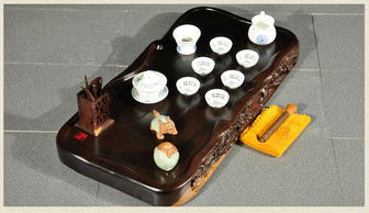 文藝與實用兼?zhèn)?黑檀木實木茶盤精品賞析